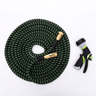 Utvidbar slange med elastisk garn